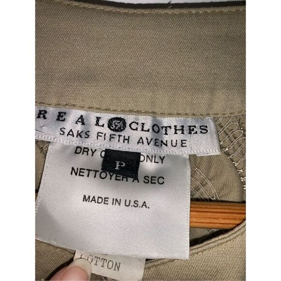 Vintage Saks Fifth Avenue Textured Quilted Button Down Jacket - Picture 15 of 16